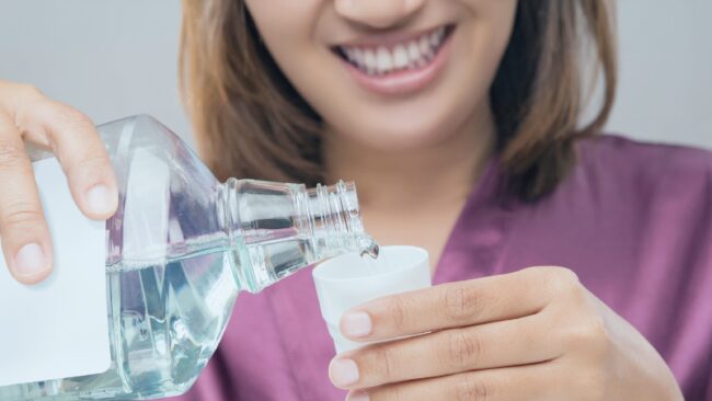 Green and White Illustrative Dental Care Presentation